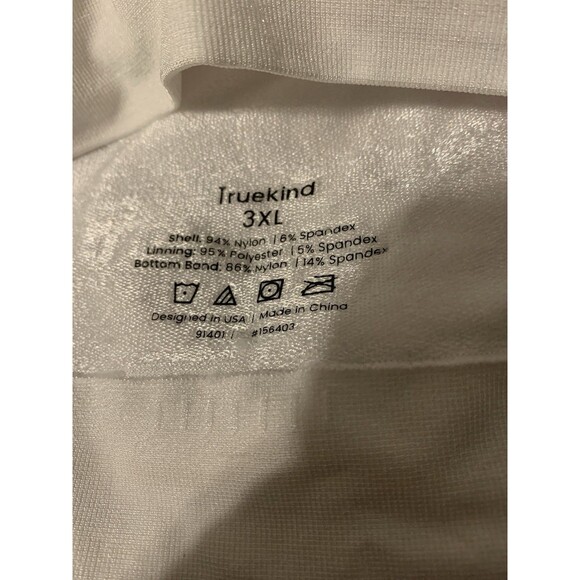 Truekind Everyday Throw On Wireless Bralette Size 3XL White Comfort - Picture 3 of 5